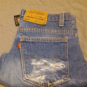 Vintage Levi's 517 Orange Tab Jeans
